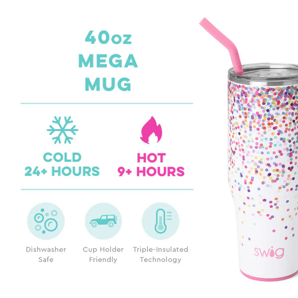 Swig Life 40 oz Tumbler - Confetti