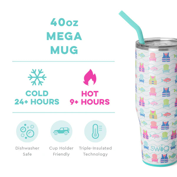 Swig Life 40 oz Tumbler - Lake Girl